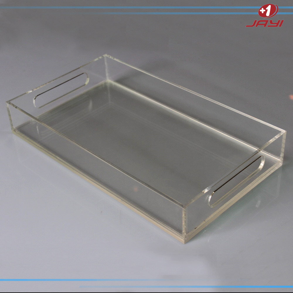 Simple modern acrylic tray